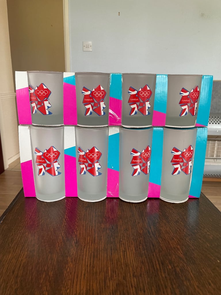 image for 2 packs of 4 Dartington Tumblers for London 2012 Olympics