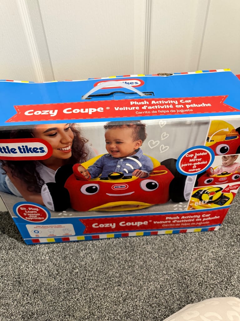 Little tikes cozy coupe plush car online