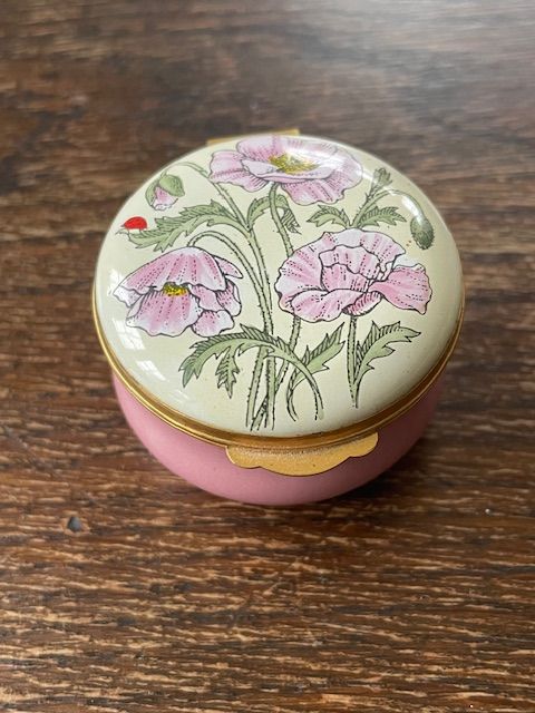 image for Vintage Crummles & Co. Enamelled Trinket Pot