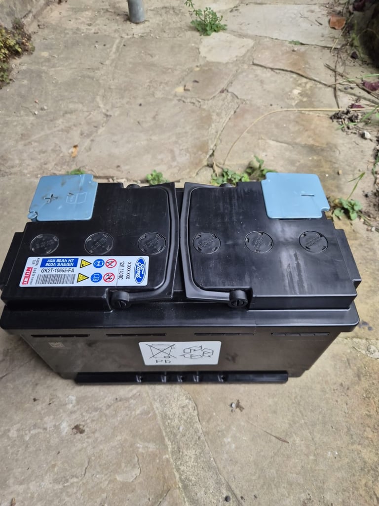 Ford 12v 140RC AGM 80Ah H7 800A SAE/EN Car Battery