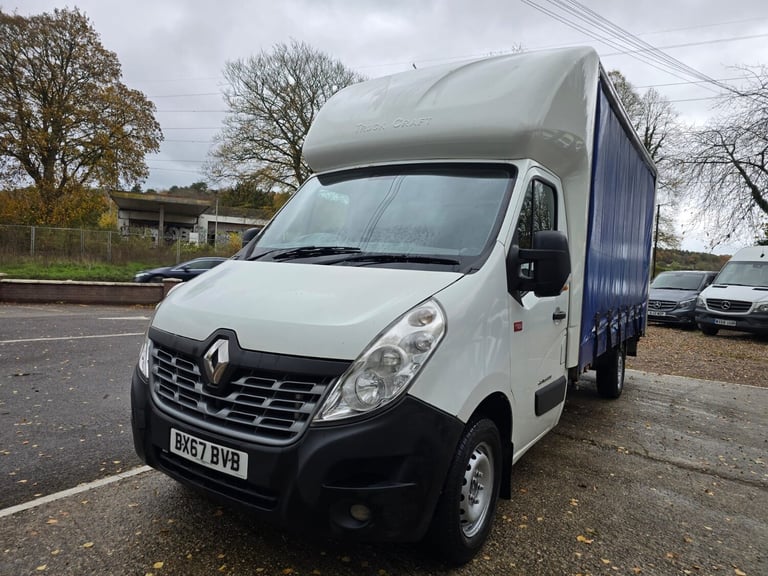 2017 Renault Master 2.3 DCI 145 LUTON CURTAIN SIDE TAIL LIFT CHASSIS CAB Diesel Manual