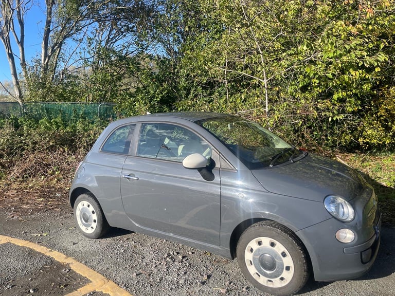 FIAT 500 1.2 COLOUR THERAPY 63 REG GREY 3 DOOR 12 MONTHS MOT TAX £35 TIMING BELT REPLACED