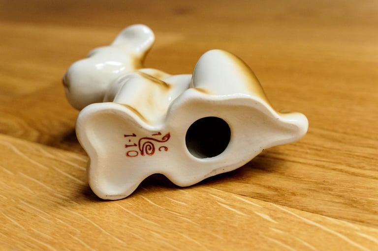 1970s Soviet Porcelain Puppy | Polonsky Factory