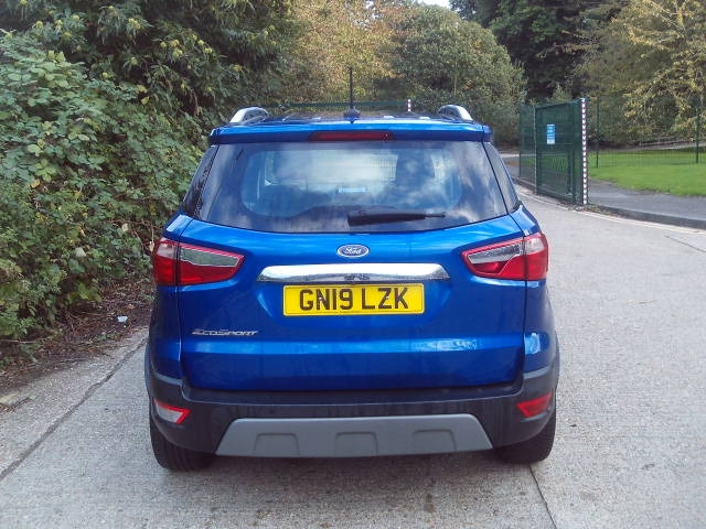 2019 Ford Ecosport 1.0 EcoBoost Titanium 5dr Auto Blue 41k Miles Years MOT Warranty HATCHBACK Pet...