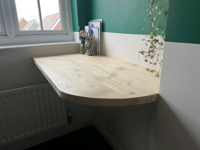 Curved Corner Desktop/ Tabletop (Made to Order)