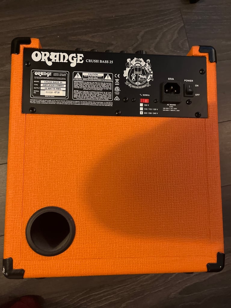Orange amplifier - Orange Crush Bass 25