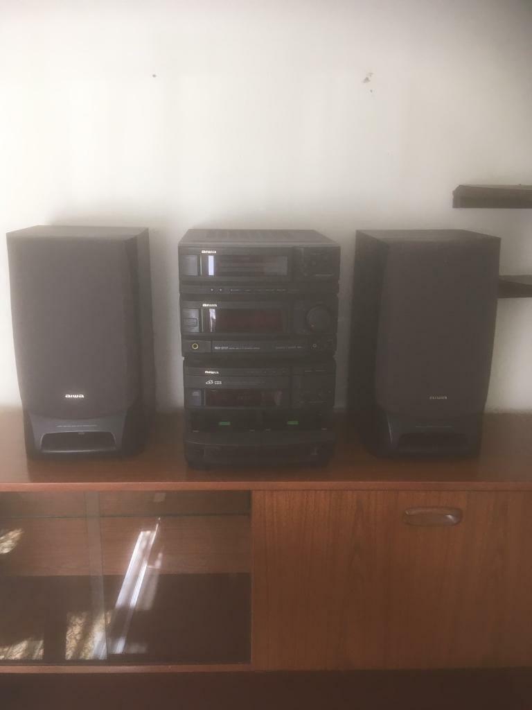 AIWA three disc two tape stereo 