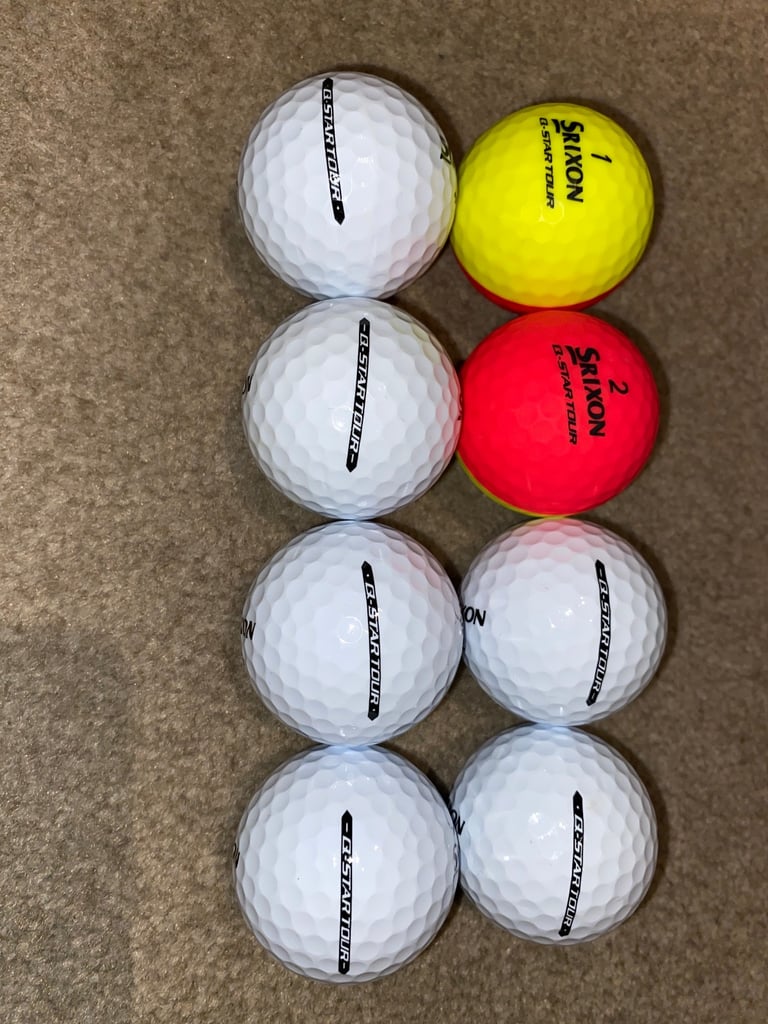 image for 8 Mint Condition Srixon Q Star Tour Golf Balls