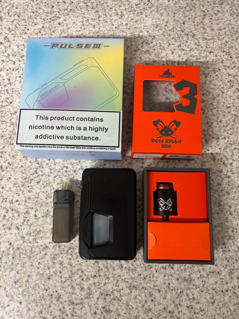 Vape mod Squonk pulse 3 dr rda