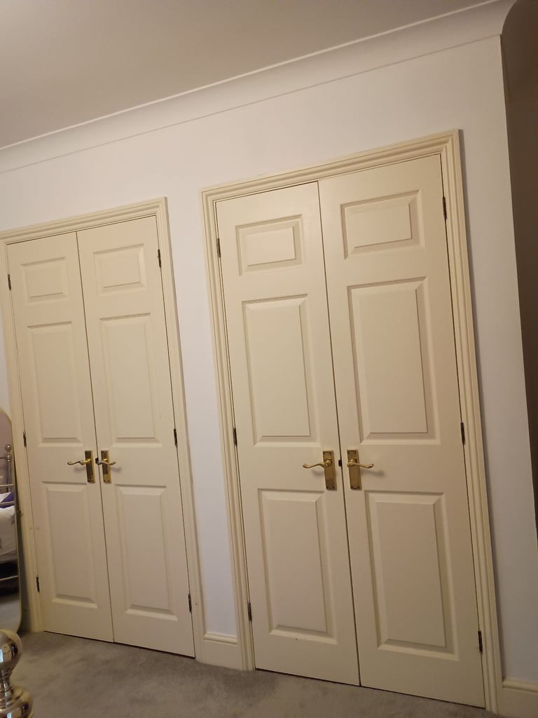 8 wooden doors for internal wardrobes