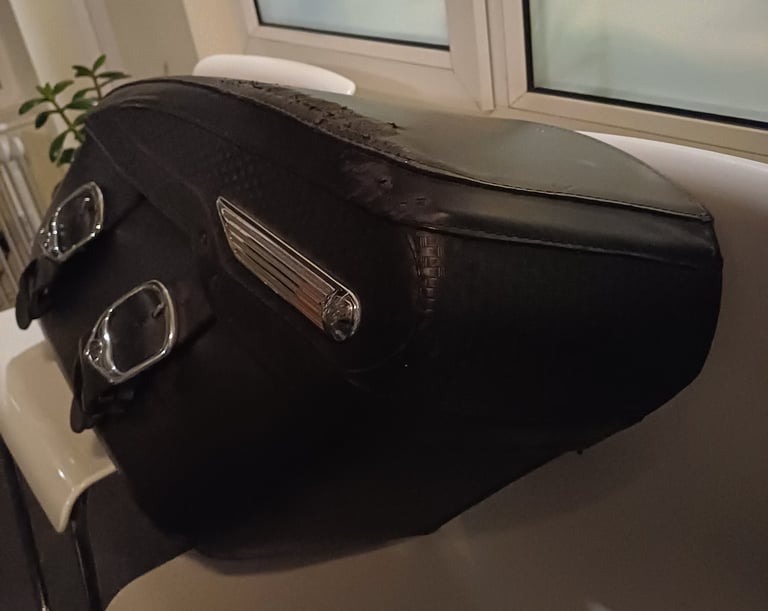Harley Davidson leather pannier