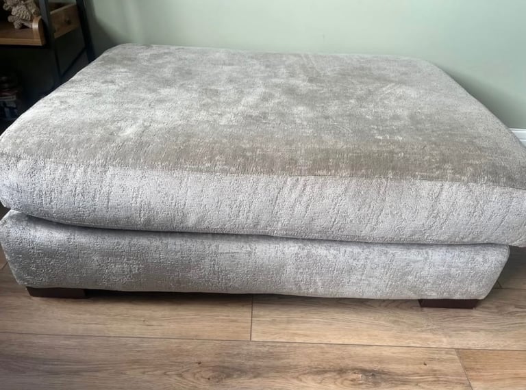 Grey sofology pouffe