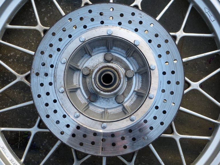 BMW R100RT Classic Motorcycle Rear Wheel (Snowflake)