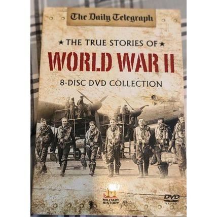 image for THE TRUE STORIES OF WORLD WAR 2 PROMO DVD THE TELEGRAPH BOXSET OF 8 DVDS RARE