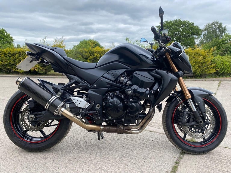 2012 12 KAWASAKI Z750R ZR 750 NBF Z750 BLACK NAKED ZR750 11k MILES ONLYNEW MOT