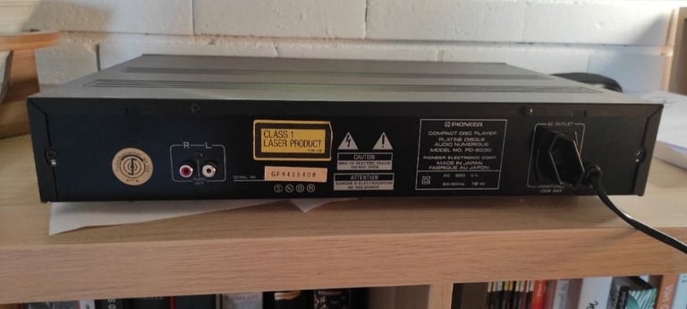 Pioneer PD-5030 Compact Disc Player, in black