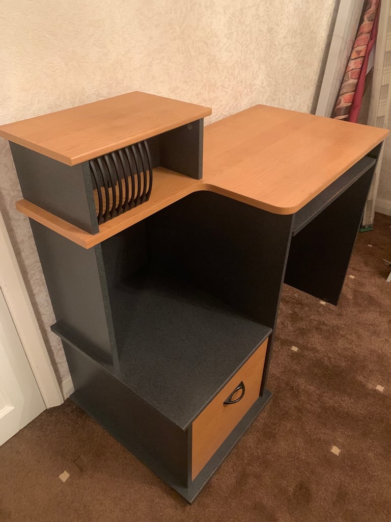 image for Unique Design Desk with Storage and Filing Draw - Can Deliver 
