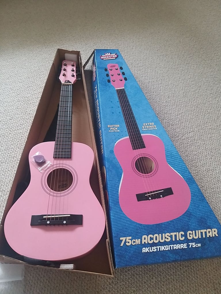 image for 75cm Pink Acoustic Guitar