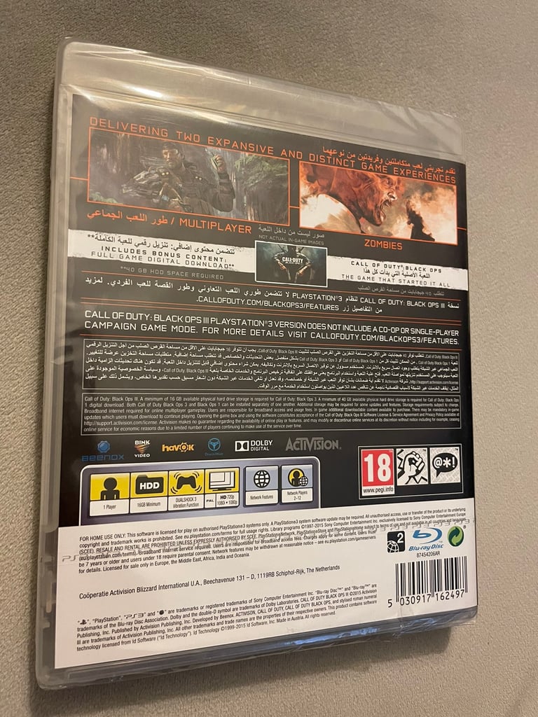 Call of Duty Black Ops III - Playstation 3 - PS3