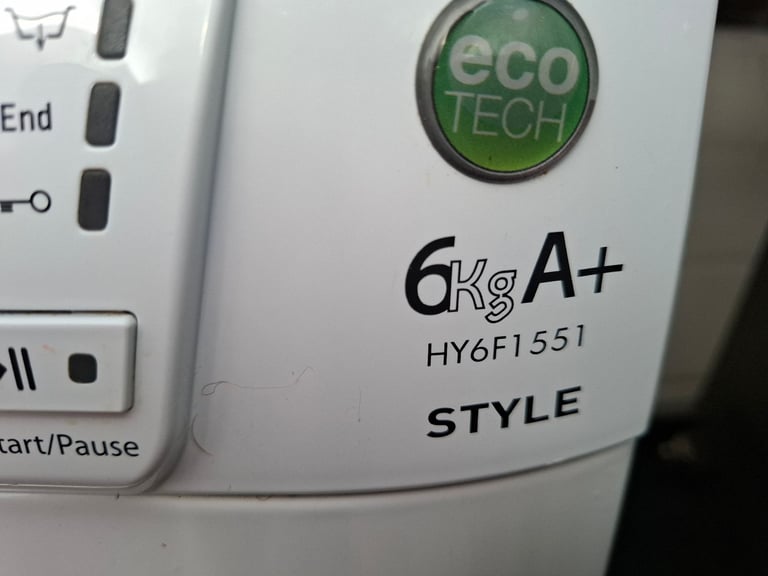 A+ class 6kg 1200 spin Hotpoint washing machine 