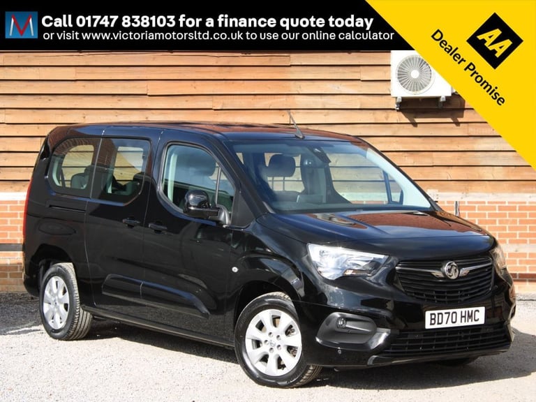 2020 Vauxhall Combo Life 1.5 Turbo D BlueInjection Energy XL (7 Seat) MPV MPV Diesel Manual