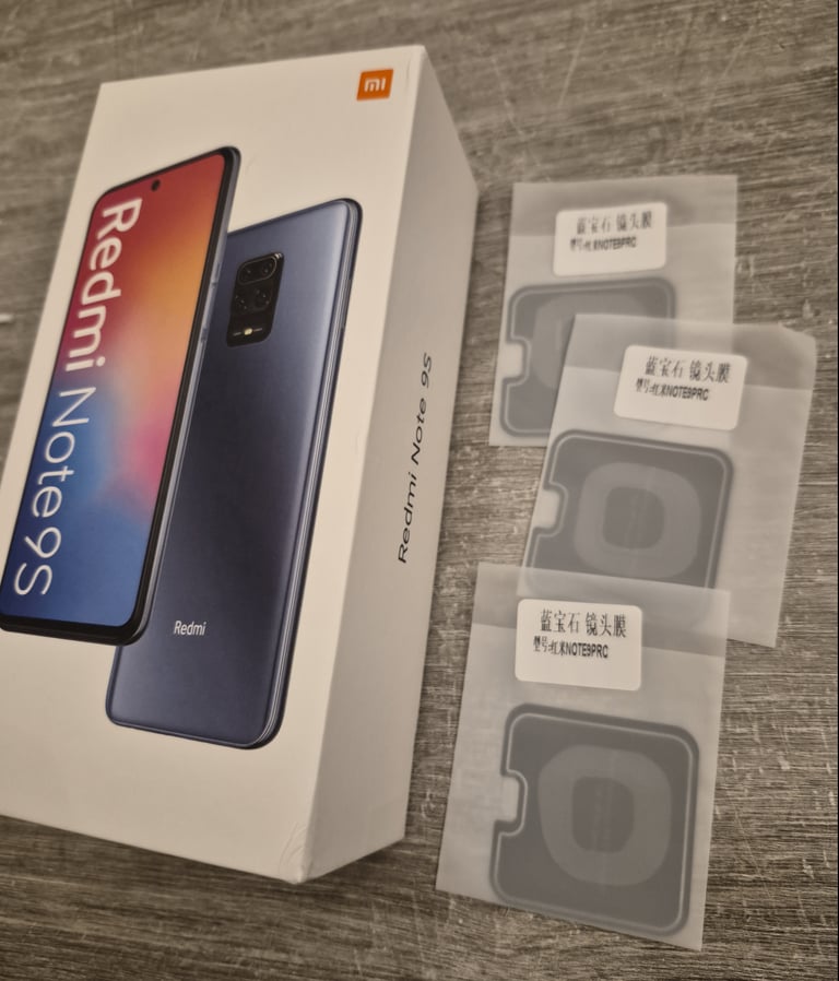 image for Redmi Note 9S - Glacier White - 64GB / 4GB Ram - Unlocked - Android Smartphone Mobile