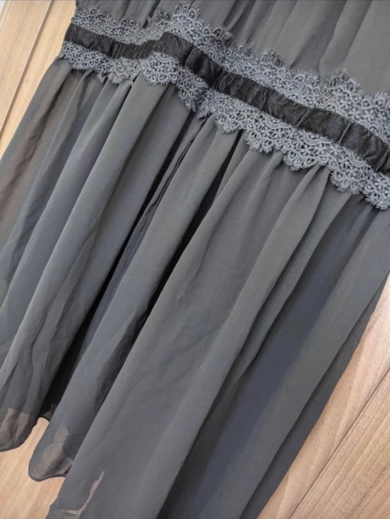 Black maxi dress
