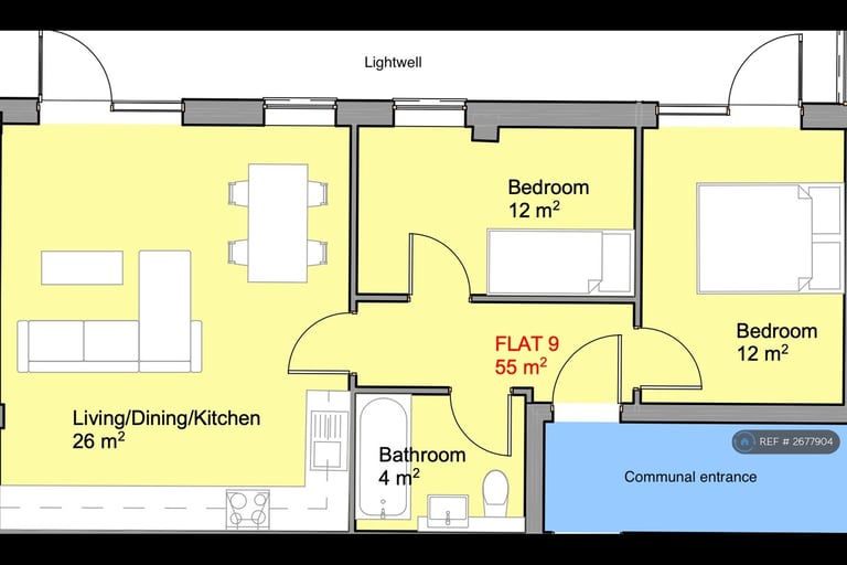 2 bedroom flat in London Street, Basingstoke, RG21 (2 bed) (#2677904)