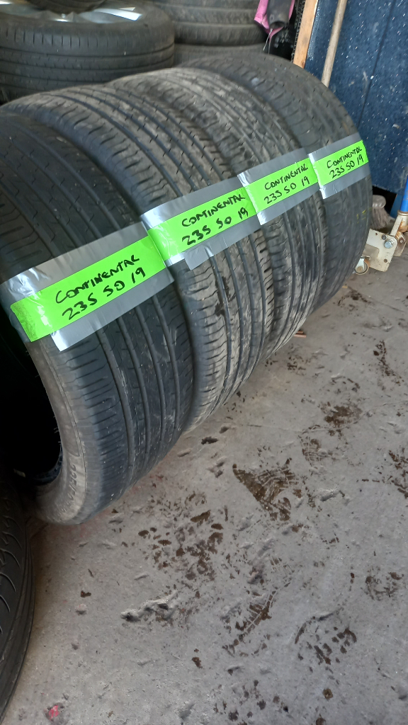 235 50 19 Continental EcoContact6 Matching set Only £180 fitted and balanced open 7 days