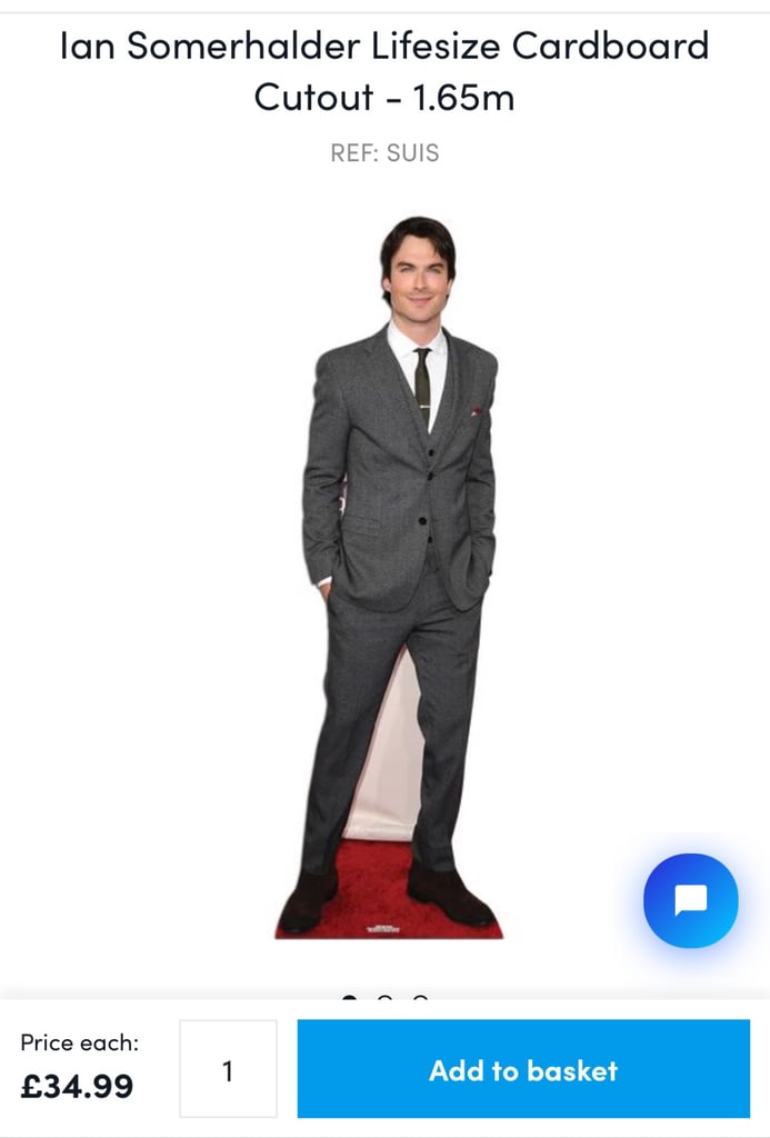 image for Vampire diaries Damon cardboard cutout
