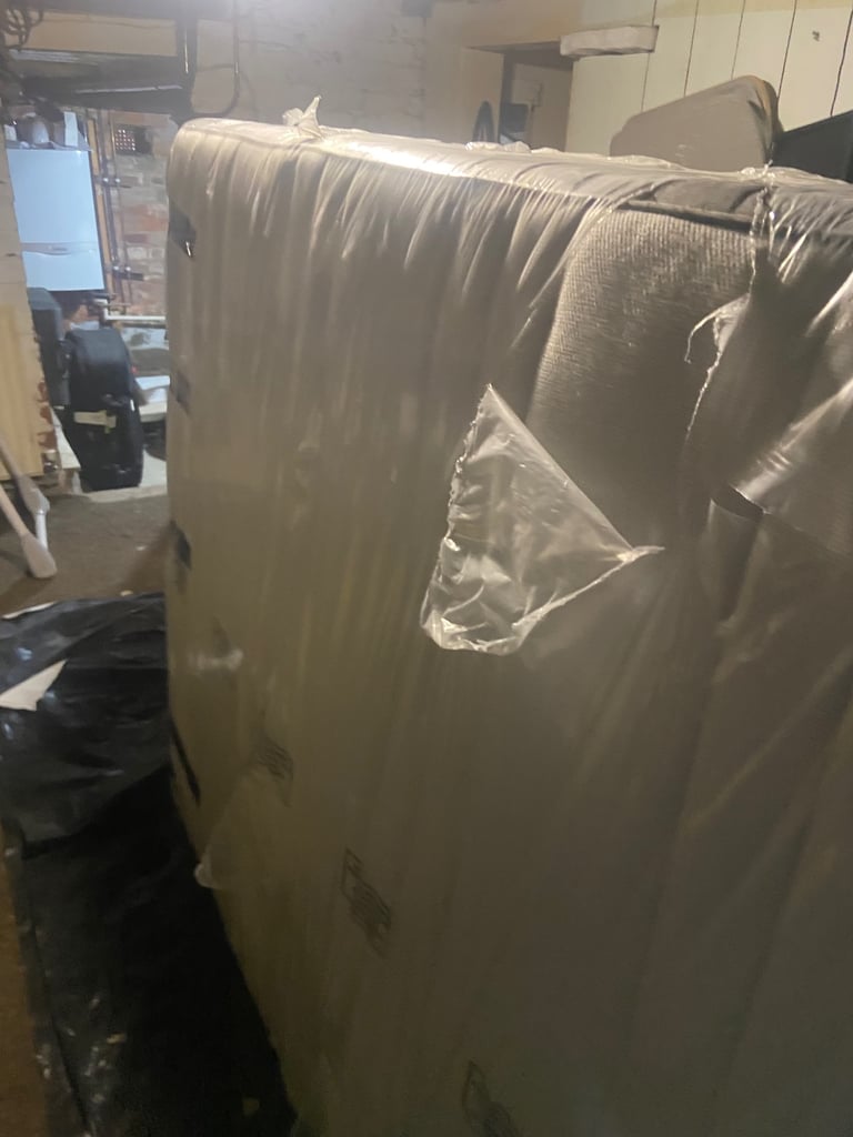 Double bed with double mattress included 