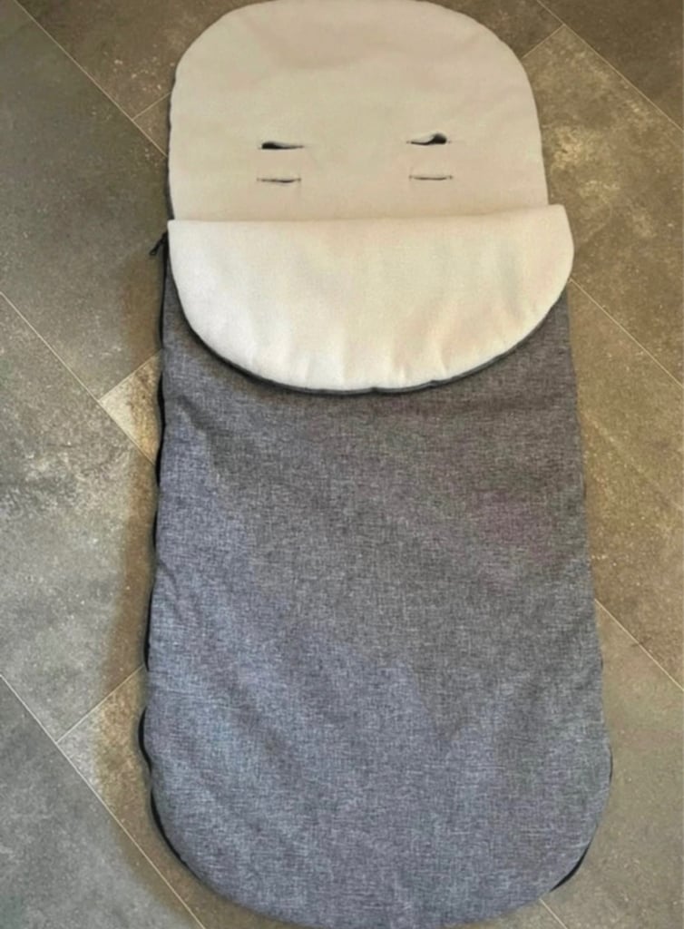image for grey toddler footmuff 