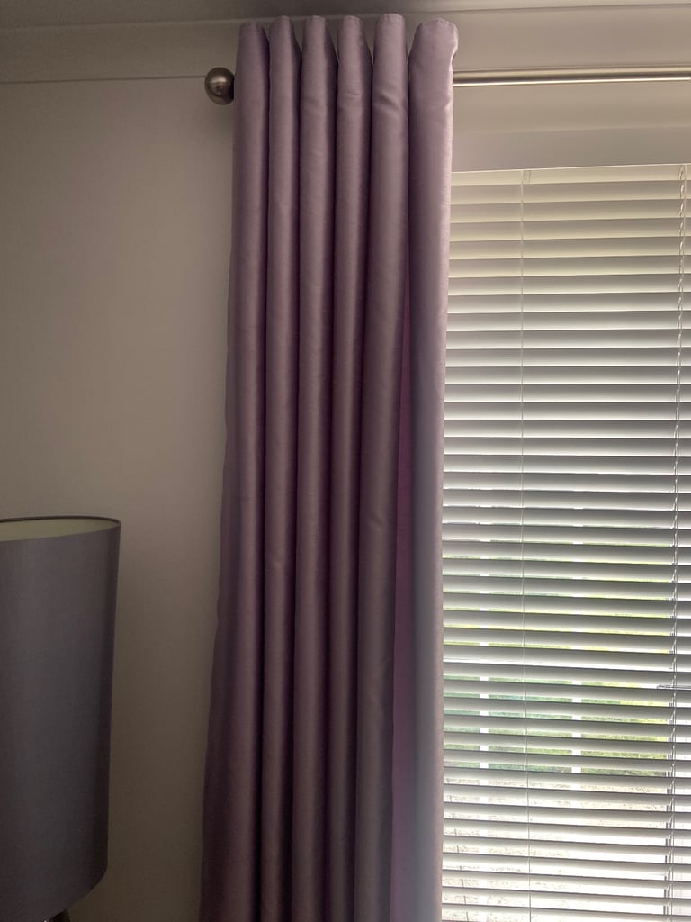 image for Next Roman blind & curtains (lilac)