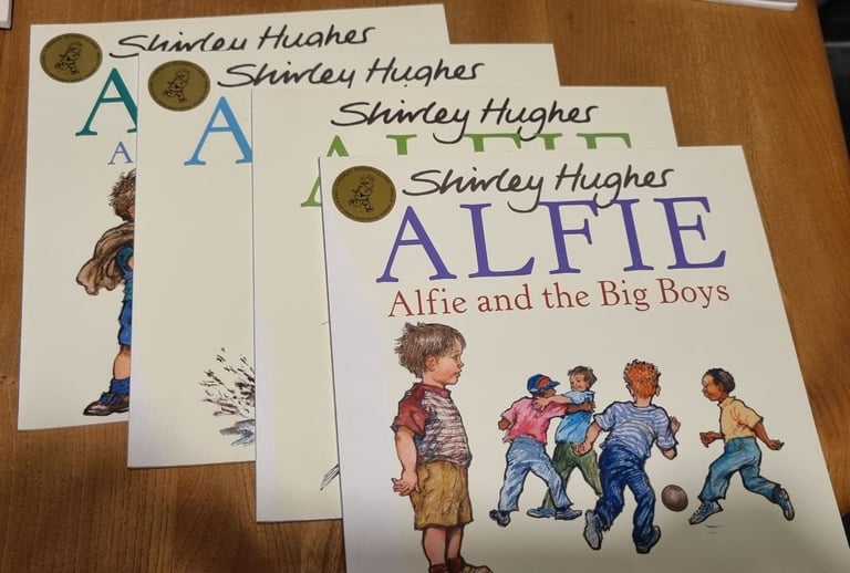 Set of 4 Alfie books by Shirley Hughes