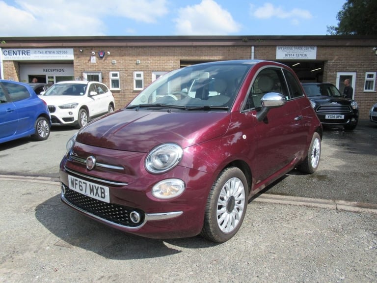 2017 67 FIAT 500 1.2 LOUNGE HATCHBACK 3DR PETROL MANUAL EURO 6 (S/S) (69 BHP)
