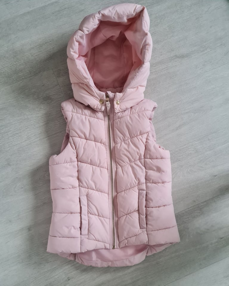 H&M padded gilet hood warmer 8 /10 years