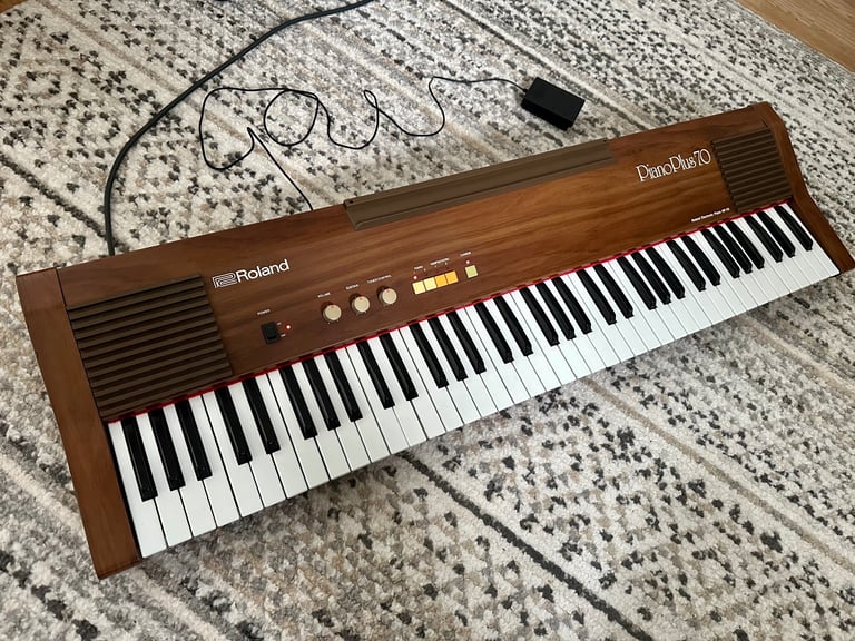 Roland HP-70 Piano Plus with Roland DP-2 sustain pedal