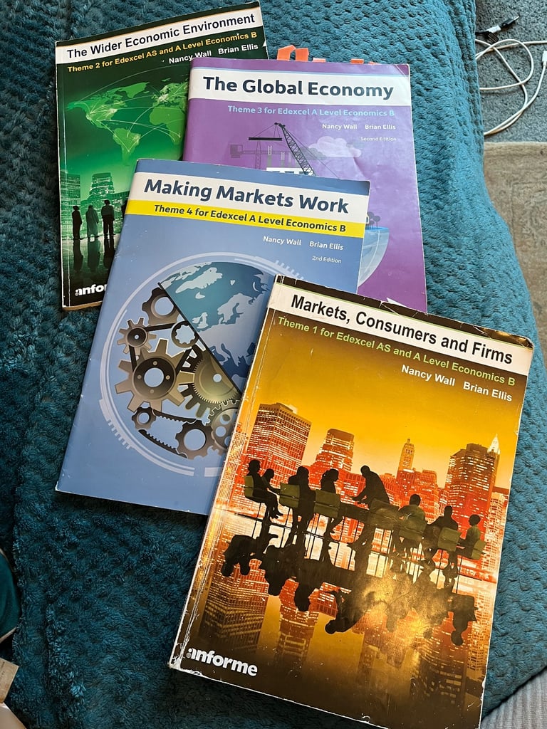 image for A level Economics revision books theme 1-4