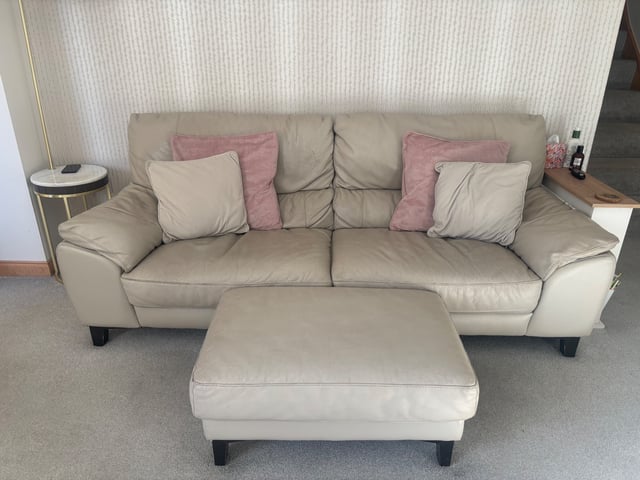 Dfs Leather Cuddle Couch Dfs Grey Fabric Corner Sofa And Cuddle Chair