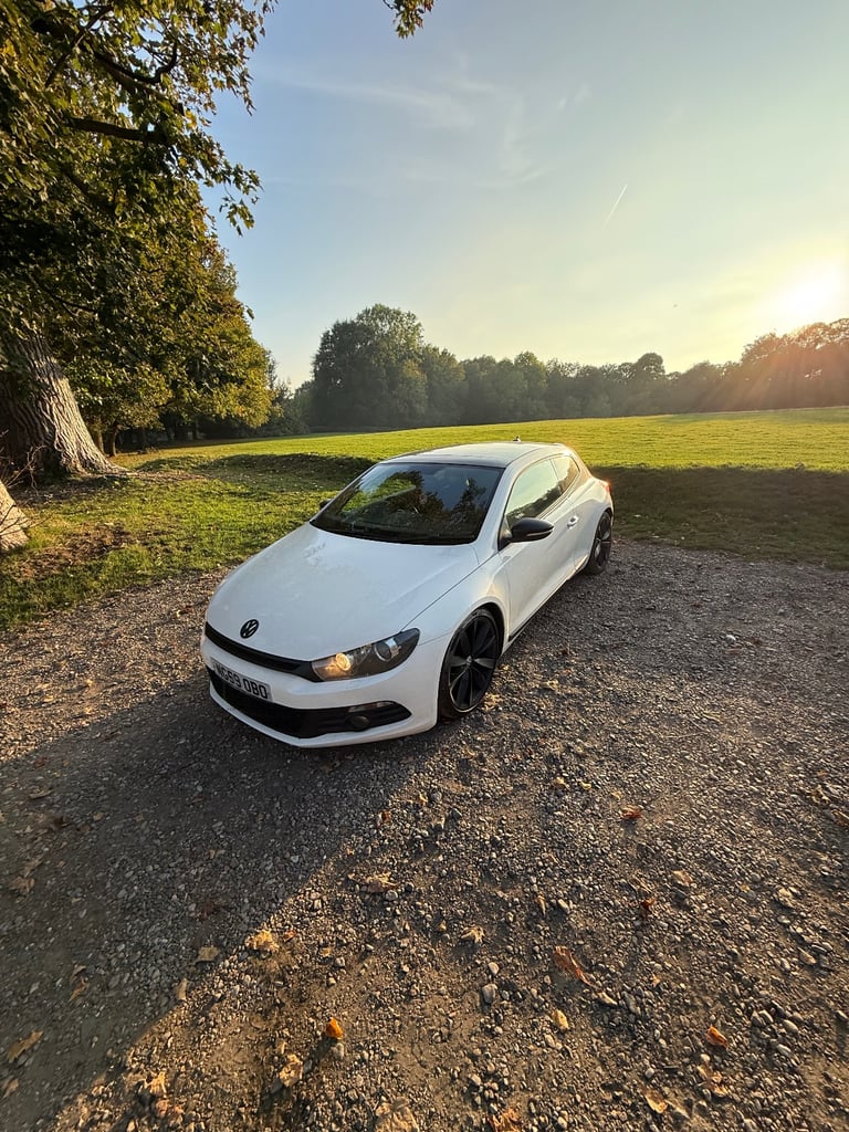 Volkswagen, SCIROCCO, White Auto Coupe