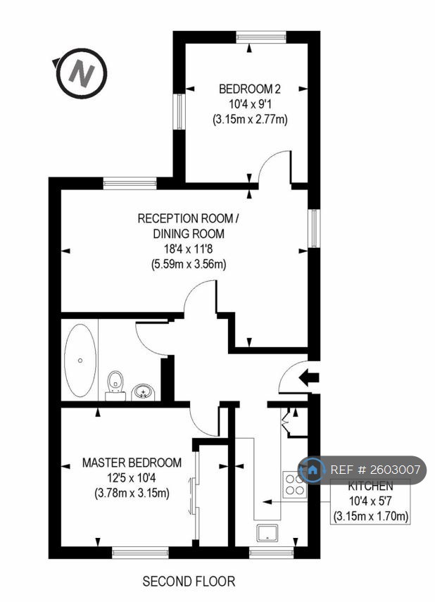2 bedroom flat in Lordship Lane, London, SE22 (2 bed) (#2603007)