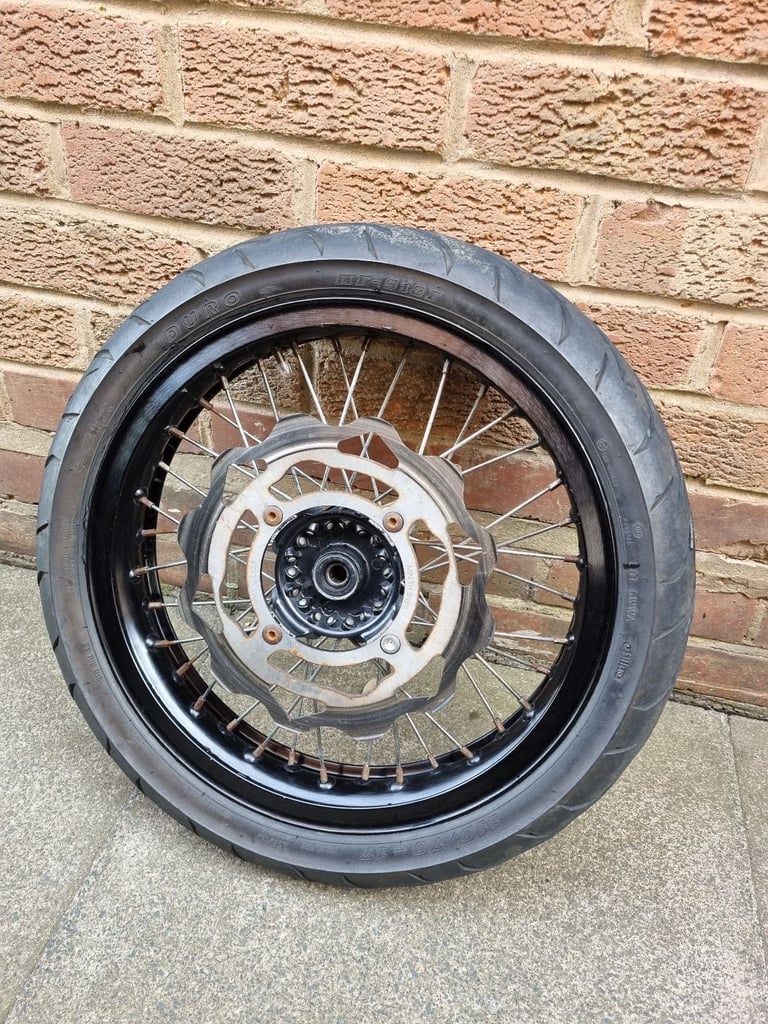 image for Lexmoto Pulse Adrenaline Sinnis Apache Qingqi Front Wheel 17inch Supermoto 
