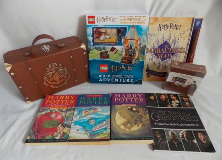 Harry Potter Bundle Lego Books Suitcase Card Game some items are new