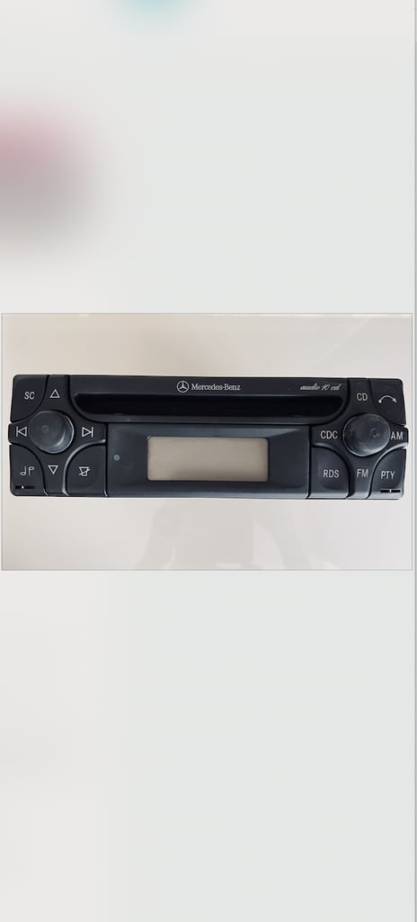 image for Mercedes Stereo Radio 10 CD, model MF2910  A1708200386