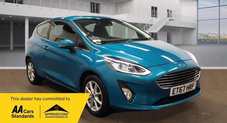 2018 Ford Fiesta 1.0T EcoBoost Zetec Euro 6 (s/s) 3dr Hatchback Petrol Manual