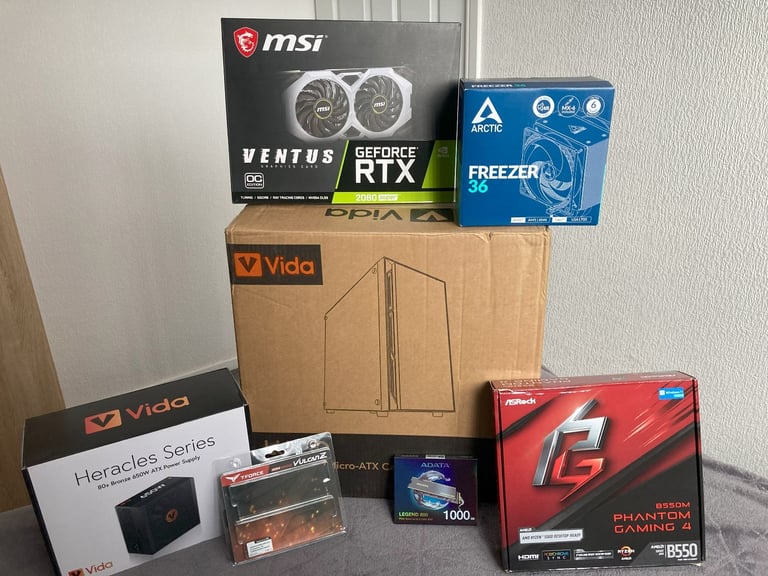 Ryzen 7 - RTX 2080 Super - 32GB RAM Gaming PC + bundled items