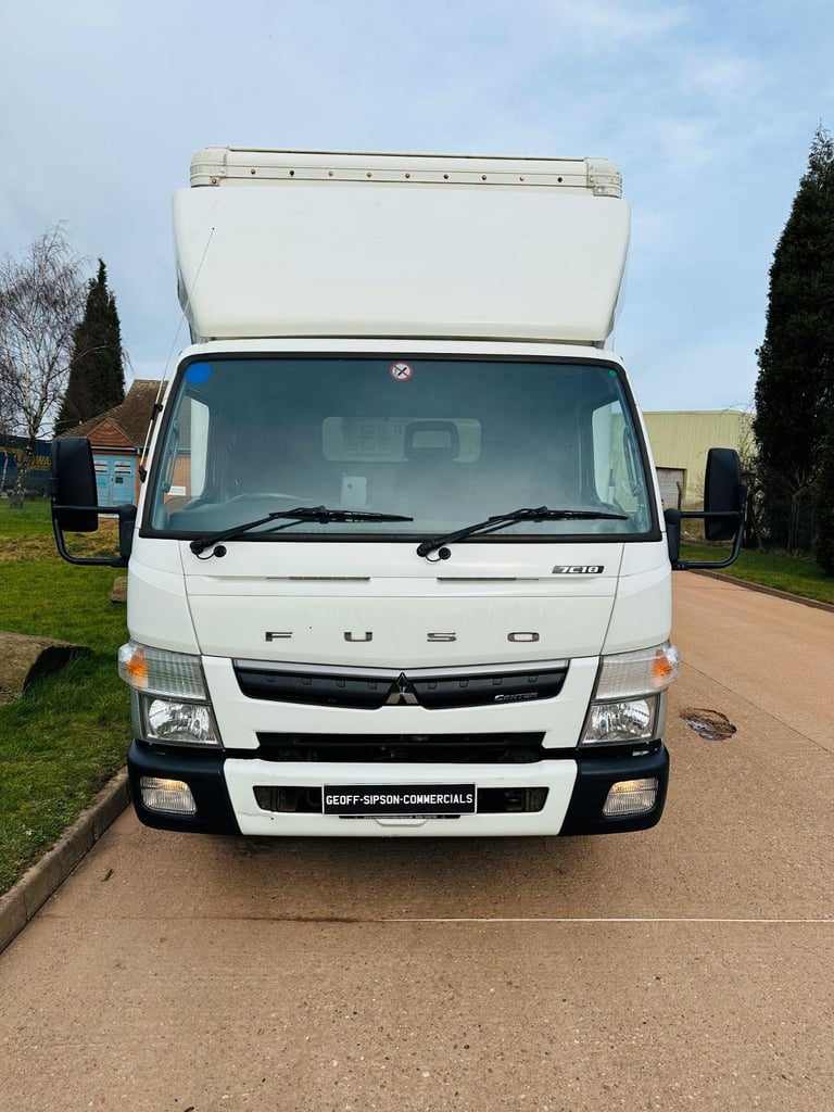 2017 (67) MITSUBISHI FUSO CANTER 7C18 7.5 TON BOX, COLUMN TAIL LIFT
