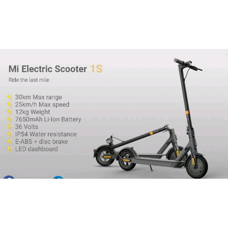 Xiaomi 1s electric scooter for adults.