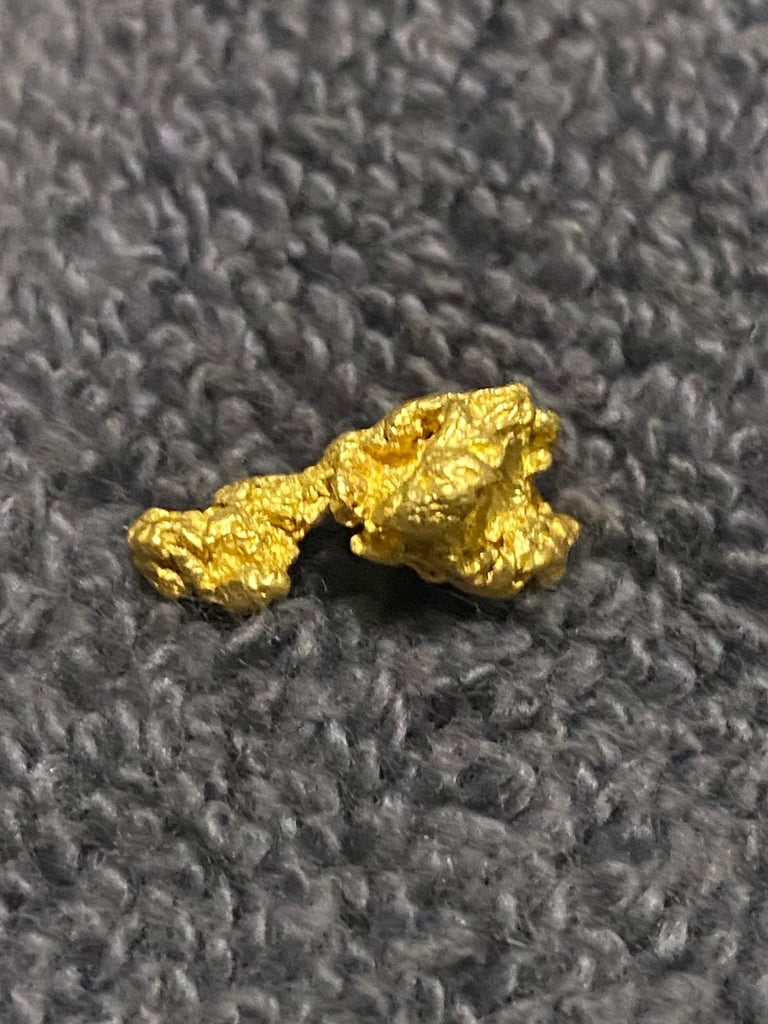 4.19g raw gold Australian nuggets available 