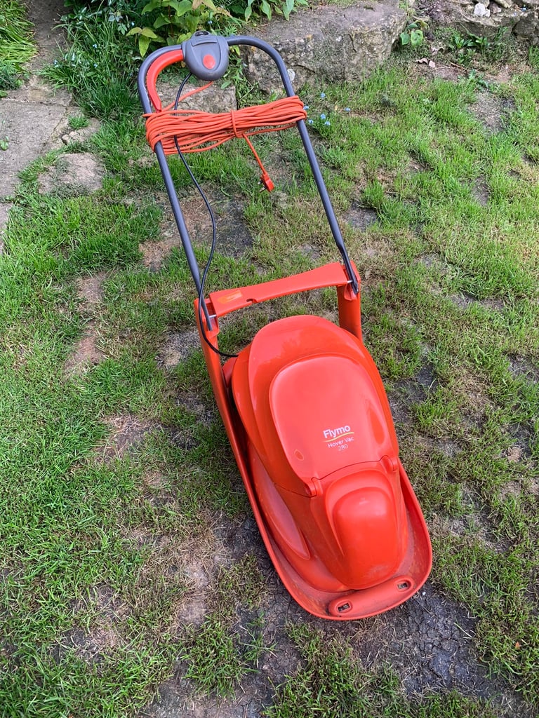 FLYMO HOVER VAC 280 ELECTRIC LAWNMOWER- SUPERB CONDITION-WORKS PERFECT